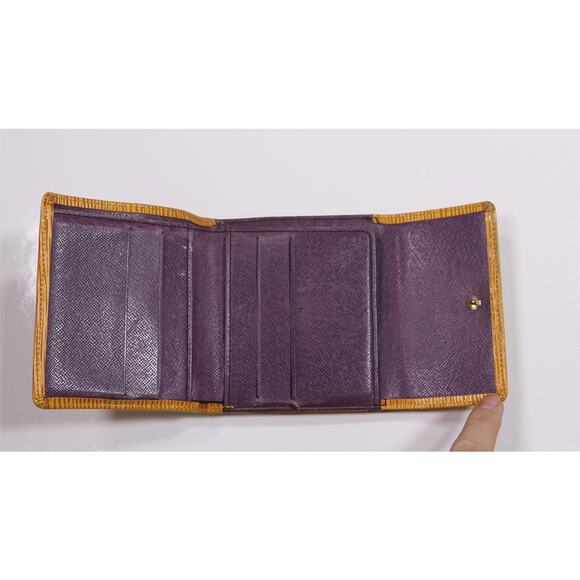 Louis Vuitton Yellow Epi Leather Wallet Vintage - Picture 7 of 9